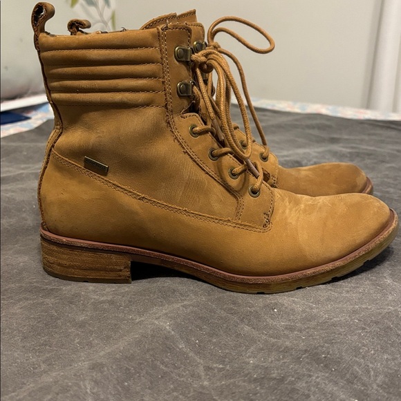 Sofft leather aqua-Sofft zip/tie boots 8.5 - Picture 5 of 11